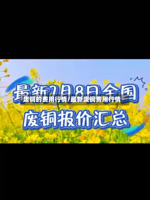 废铜的费用行情/最新废铜费用行情-第1张图片