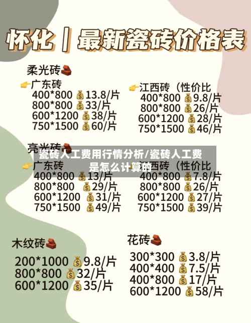 瓷砖人工费用行情分析/瓷砖人工费是怎么计算的