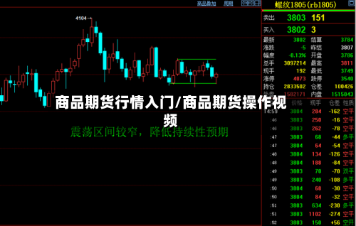 商品期货行情入门/商品期货操作视频