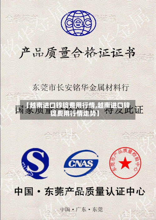 【越南进口锌锭费用行情,越南进口锌锭费用行情走势】-第1张图片