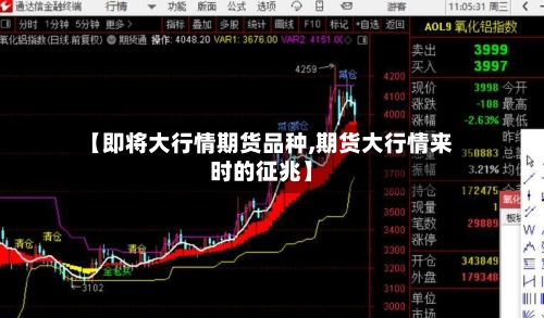 【即将大行情期货品种,期货大行情来时的征兆】-第1张图片