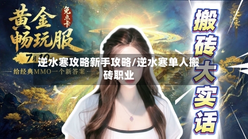 逆水寒攻略新手攻略/逆水寒单人搬砖职业-第1张图片