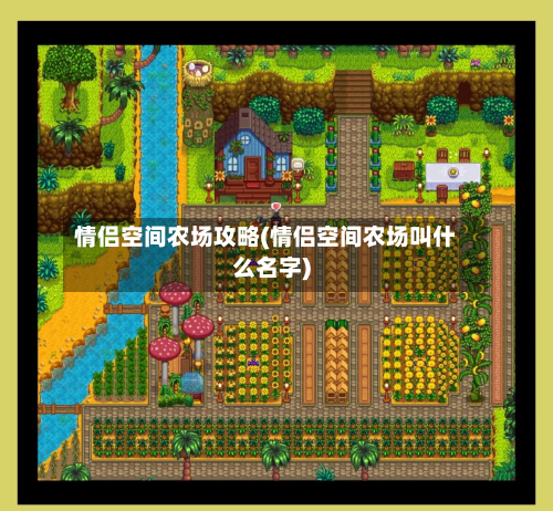 情侣空间农场攻略(情侣空间农场叫什么名字)-第1张图片