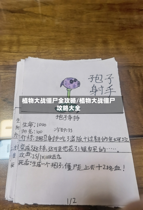 植物大战僵尸全攻略/植物大战僵尸攻略大全-第1张图片
