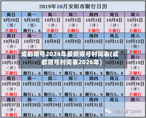 成都限号2024年最新限号时间表(成都限号时间表2026年)-第1张图片