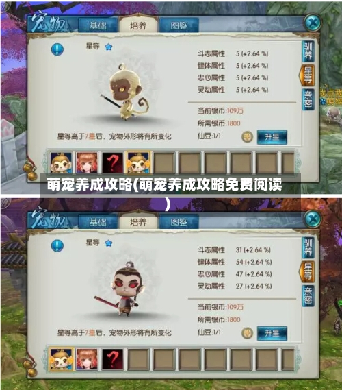 萌宠养成攻略(萌宠养成攻略免费阅读)-第1张图片