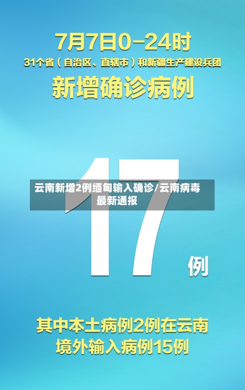 云南新增2例缅甸输入确诊/云南病毒最新通报-第1张图片
