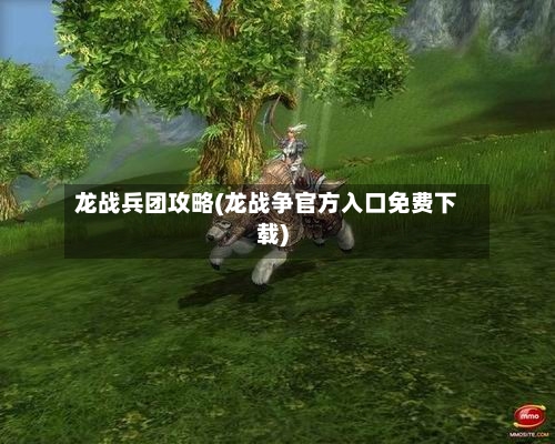 龙战兵团攻略(龙战争官方入口免费下载)-第1张图片