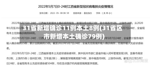 31省新增确诊11例本土8例(31省区市新增本土确诊79例)-第1张图片