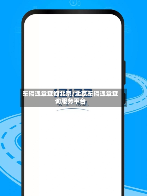 车辆违章查询北京/北京车辆违章查询服务平台-第1张图片