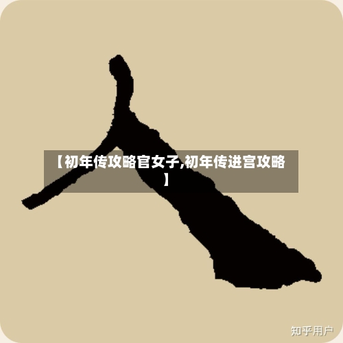 【初年传攻略官女子,初年传进宫攻略】-第1张图片