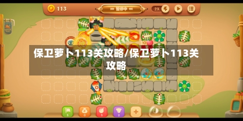 保卫萝卜113关攻略/保卫萝卜113关攻略-第1张图片
