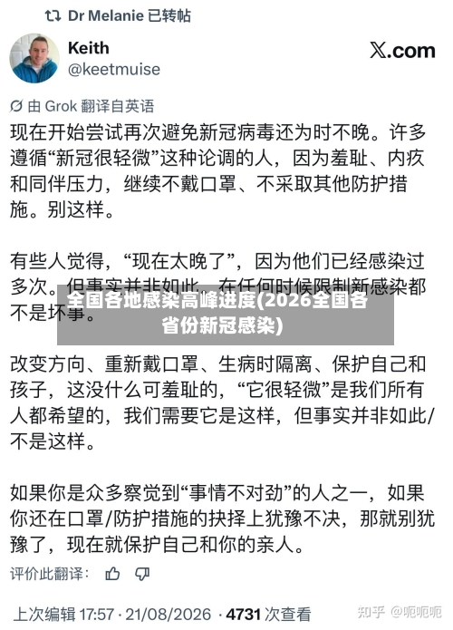 全国各地感染高峰进度(2026全国各省份新冠感染)-第1张图片