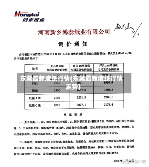 东莞最新废纸行情(东莞最新废纸行情走势)-第2张图片