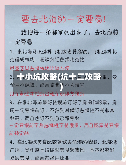 十小坑攻略(坑十二攻略)-第1张图片
