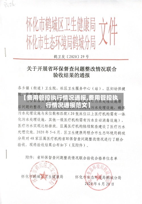 【费用管控执行情况通报,费用管控执行情况通报范文】-第3张图片