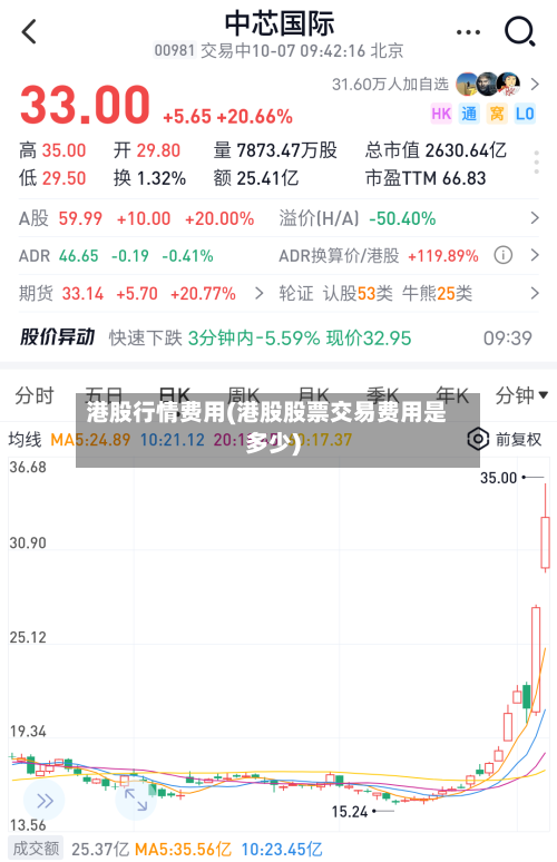 港股行情费用(港股股票交易费用是多少)