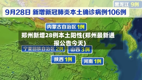 郑州新增28例本土阳性(郑州最新通报公告今天)