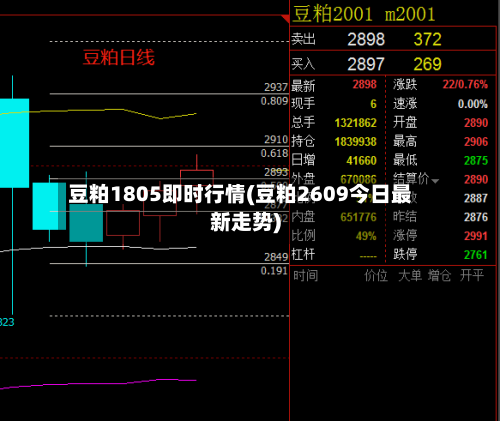 豆粕1805即时行情(豆粕2609今日最新走势)