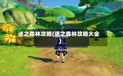 迷之森林攻略(迷之森林攻略大全)-第2张图片