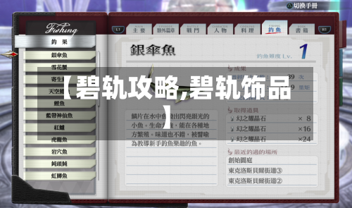 【碧轨攻略,碧轨饰品】