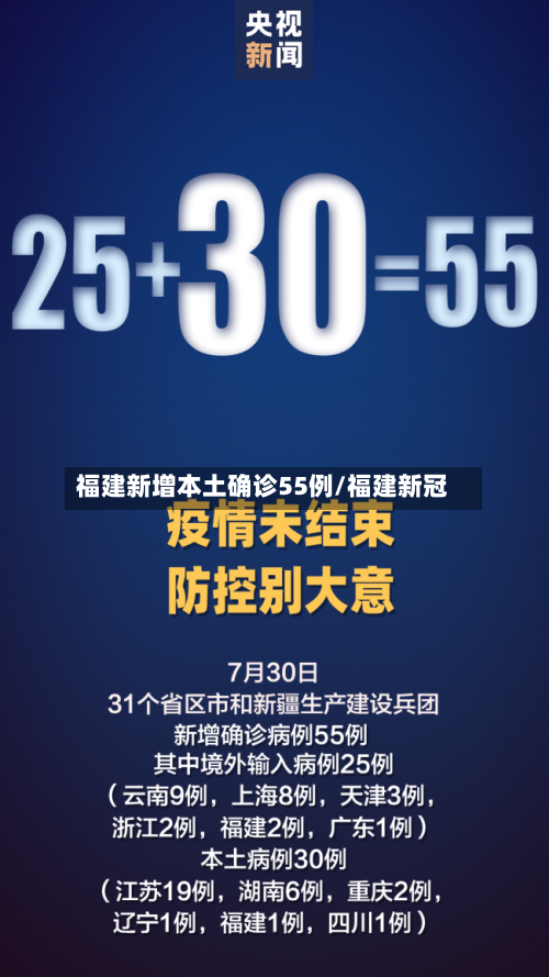 福建新增本土确诊55例/福建新冠-第2张图片