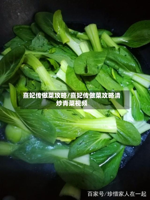 熹妃传做菜攻略/熹妃传做菜攻略清炒青菜视频